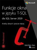 Okładka książki Funkcje okna w języku T-SQL dla SQL Server 2019.