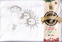 Opakowanie Haftowany obrus stołowy 160x110 cm