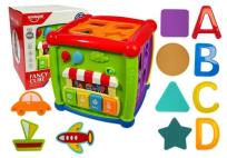 Opakowanie Interaktywna kostka pianinko sorter Nauka literek