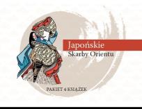 Okładka książki Japońskie Skarby Orientu Pakiet 4 książek