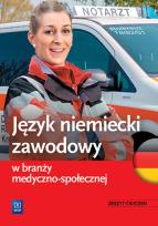 Okładka książki Język niemiecki zawodowy w branży med.-społ. ćw