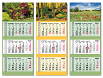 Opakowanie Kalendarz trójdzielny lux