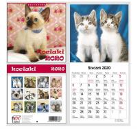 Opakowanie Kalendarz zeszytowy 16x16 13 Plansz Kociaki