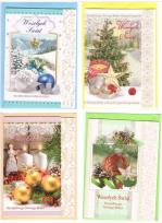 Opakowanie Karnet B6 Boże Narodzenie BNM świeckie (10szt) MIX