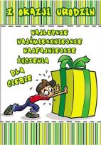 Opakowanie Karnet Young B6 + koperta wzór nr 014 Urodziny