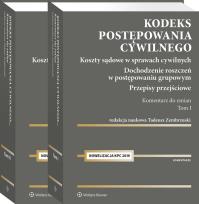 Okładka książki Kodeks postępowania cywilnego Komentarz do zmian 2019 Tom 1-2