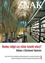 Opakowanie Koniec religii czy różne ścieżki wiary? Miesięcznik Znak, numer 665 (październik 2010)
