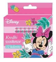 Opakowanie Kredki woskowe 12 kolorów Minnie Mouse