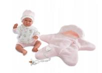 Opakowanie Lalka 74038 bobas Lalo w różowym kombinezonie