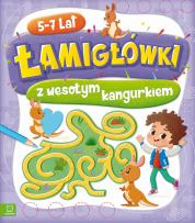 Okładka książki Łamigłówki z wesołym kangurkiem 5-7 lat