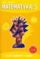 Okładka książki Matematyka SP 5 ćw liczby i ułam. cz.1 w.2013 GWO