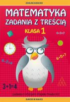 Okładka książki Matematyka Zadania z treścią Klasa 1
