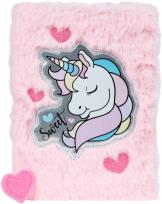 Opakowanie Notes pluszowy A5 Jednorożec 11