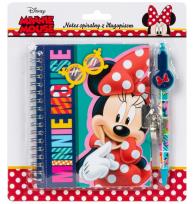 Opakowanie Notes spiralny z długopisem Minnie 23