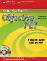 Okładka książki Objective PET Student's Book with answers z CD-ROM
