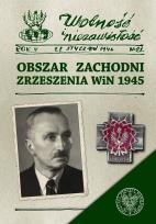 Okładka książki Obszar Zachodni Zrzeszenia WiN 1945