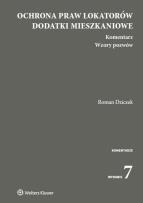 Okładka książki Ochrona praw lokatorów Dodatki mieszkaniowe Komentarz. Wzory pozwów