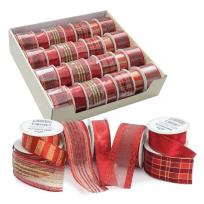Opakowanie Ozdobna wstążka 3,8cmx2m czerwona ARGUS