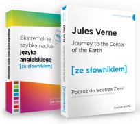 Okładka książki Pakiet Journey to the Centre of the Earth i Ekstremalnie szybka nauka języka angielskiego