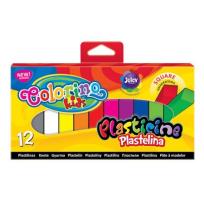 Opakowanie Plastelina Colorino Kids kwadratowa 12 kolorów
