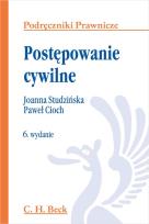 Okładka książki Postępowanie cywilne
