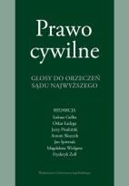 Okładka książki Prawo cywilne. Glosy do orzeczeń Sądu Najwyższego