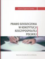 Okładka książki Prawo dziedziczenia w Konstytucji RP