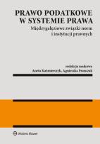 Okładka książki Prawo podatkowe w systemie prawa
