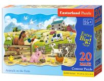 Opakowanie Puzzle 20 maxi - Animals on the Farm CASTOR