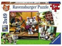 Opakowanie Puzzle 3x49 44 Koty