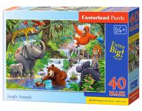 Opakowanie Puzzle 40 maxi - Jungle Animals CASTOR
