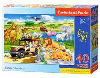 Opakowanie Puzzle 40 maxi - Safari Adventure CASTOR