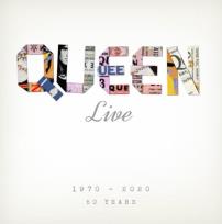 Okładka książki Queen Live: Queen Live 1970-2020 Collected