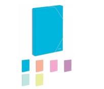 Opakowanie Teczka Box A4 na gumkę School AMBAR