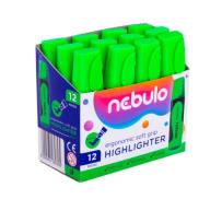 Opakowanie Zakreślacz zielony (12szt) NEBULO