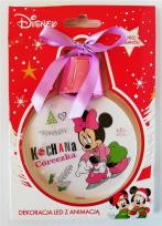 Opakowanie Zawieszka LED Minnie - Kochana córeczka