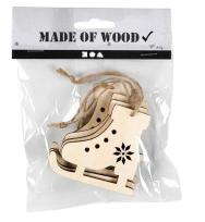 Opakowanie Zestaw ozdób świątecznych Łyżwy 4szt