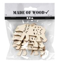 Opakowanie Zestaw ozdób świątecznych Niedźwiedź polarny 4szt