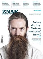 Okładka książki Znak 698-699 7-8/2013 Aubrey de Grey: Możemy zatrzymać śmierć