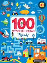Okładka książki 100 wesołych zadań. Pojazdy