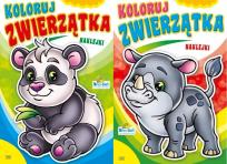 Okładka książki (207) Koloruj zwierzątka MIX