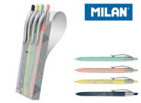 Opakowanie DŁUGOPIS MILAN P1 SILVER W ETUI 4 KOLORY