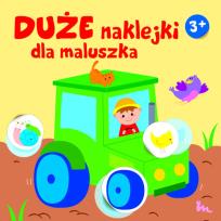Okładka książki Duże naklejki dla maluszka - traktor 3+