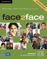 Okładka książki Face2face 2ed Advanced Student's Book z DVD