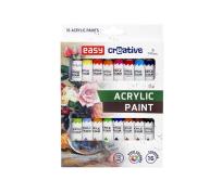 Opakowanie Farba akrylowa 16 kolorów EASY