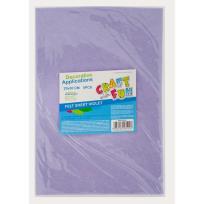 Opakowanie Filc arkusz fioletowy 20x30 5el