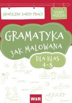 Okładka książki Gramatyka jak malowana. Graficzne KP dla kl.4-8