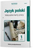 Okładka książki J. polski LO 1 Maturalne karty pracy ZP cz.2 2019
