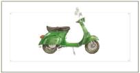 Opakowanie Karnet 12x18 G06 42A 184 + kop Skuter Vespa ziel.