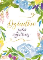 Okładka książki KARNET B6 DZIADEK KWIATY